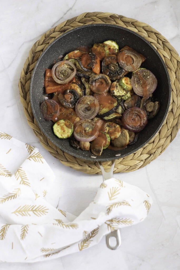 ratatouille casserole process photo