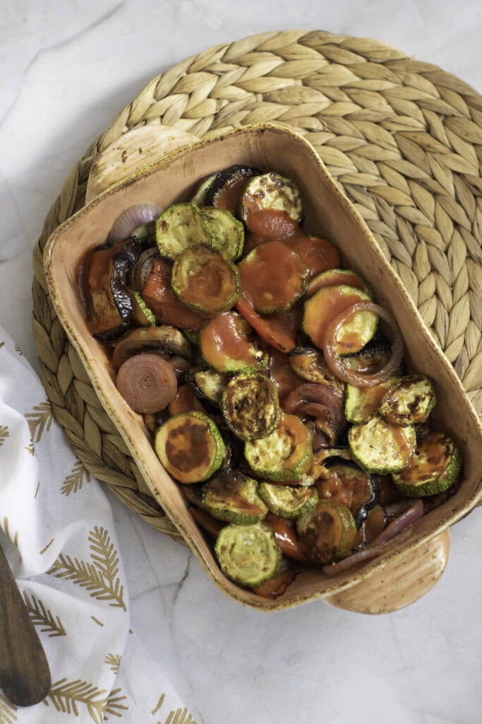 ratatouille casserole process photo