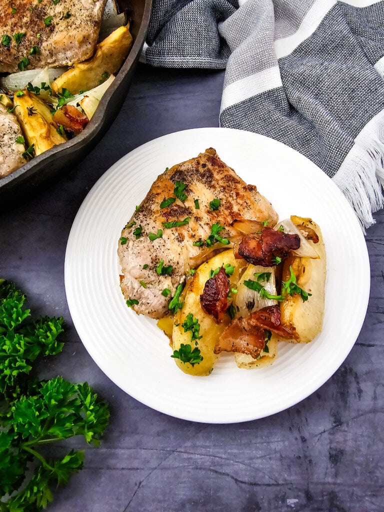 Iron Skillet Apple Pork Chops