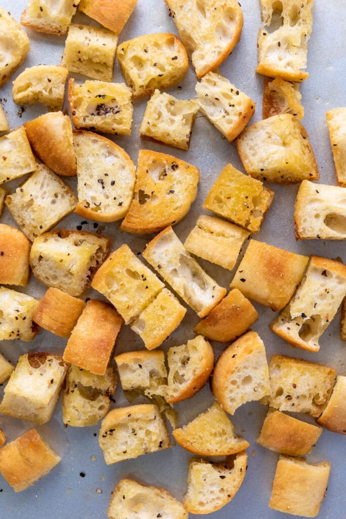 panzanella process photo