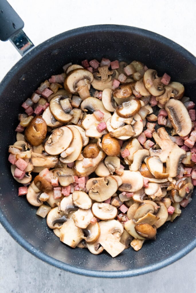 creamy brussels sprouts process photo