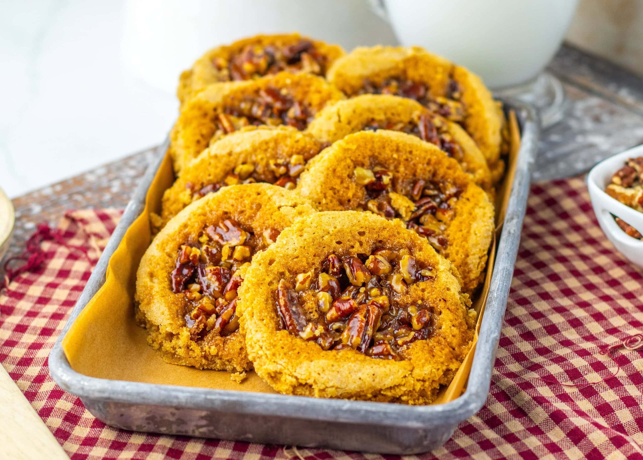photo of the finished Pecan Pie Cookies
