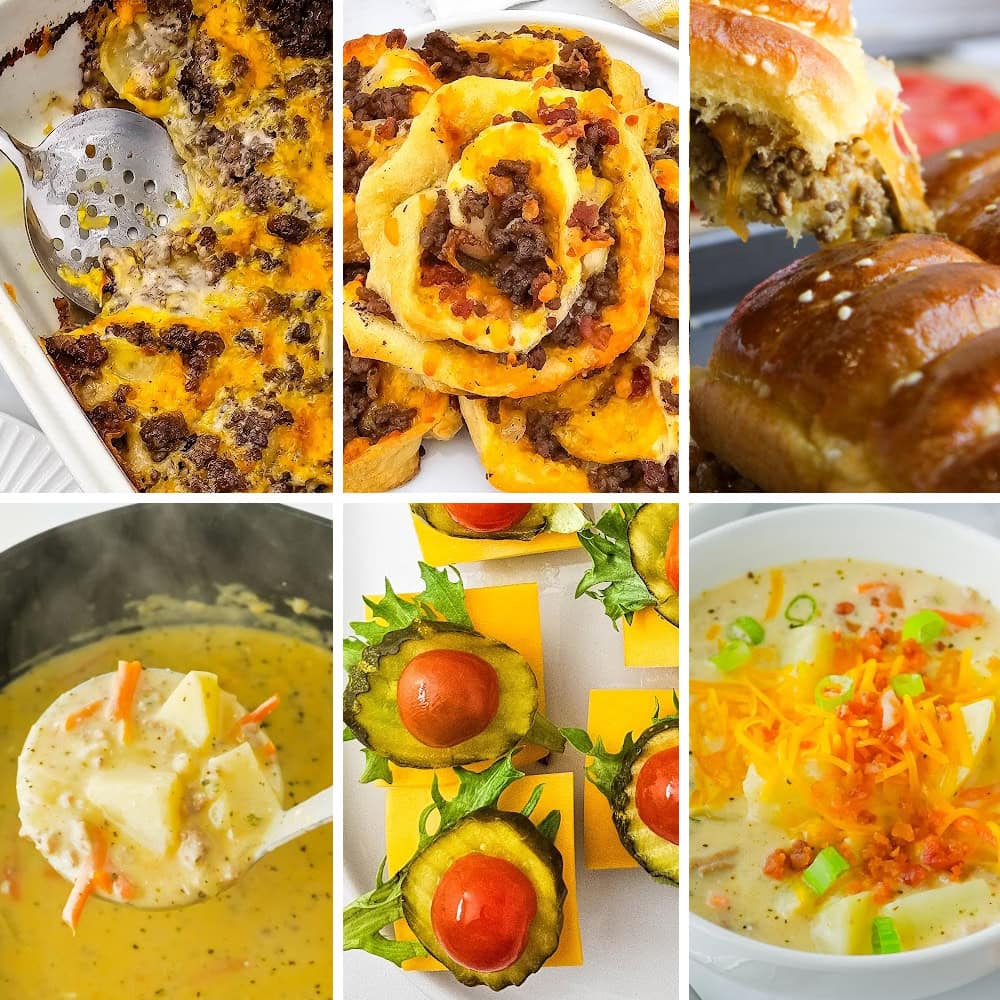 cheeseburger inspired recipes
