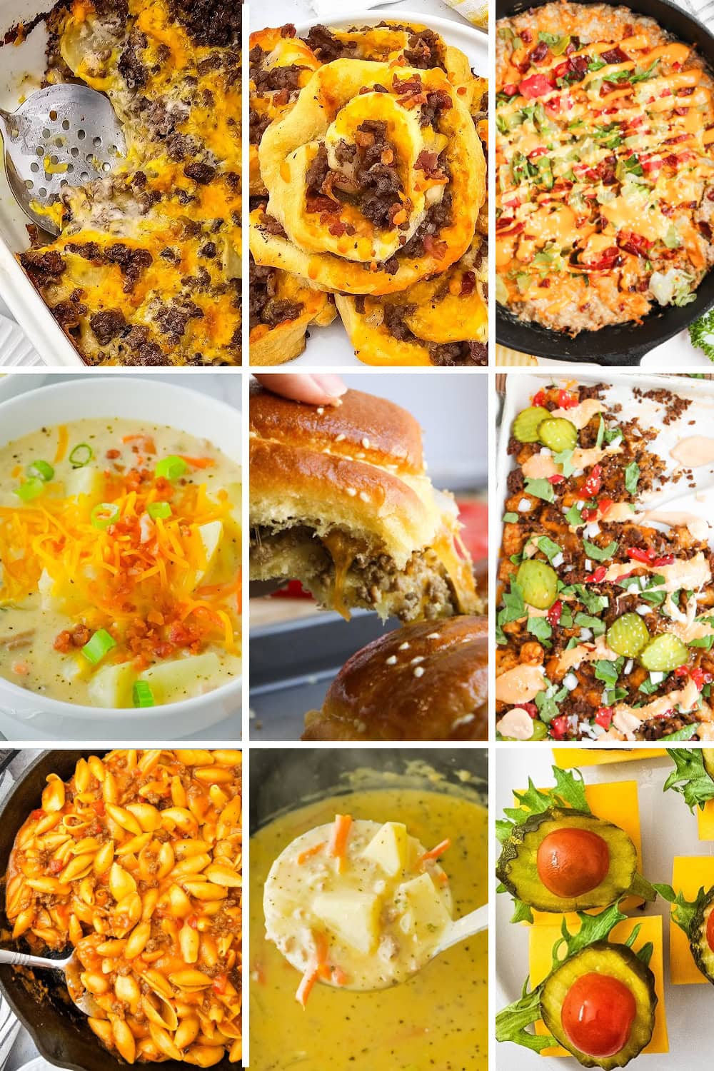 cheeseburger inspired recipes