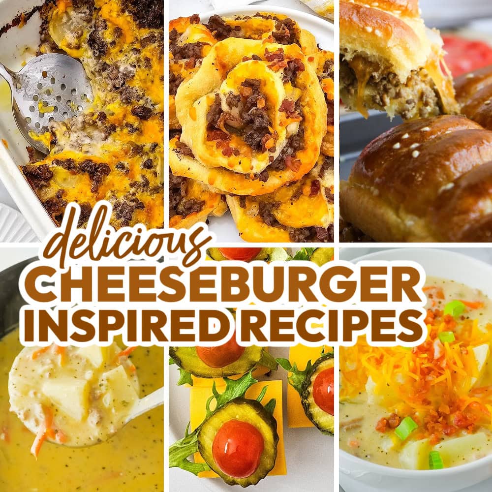 cheeseburger inspired recipes