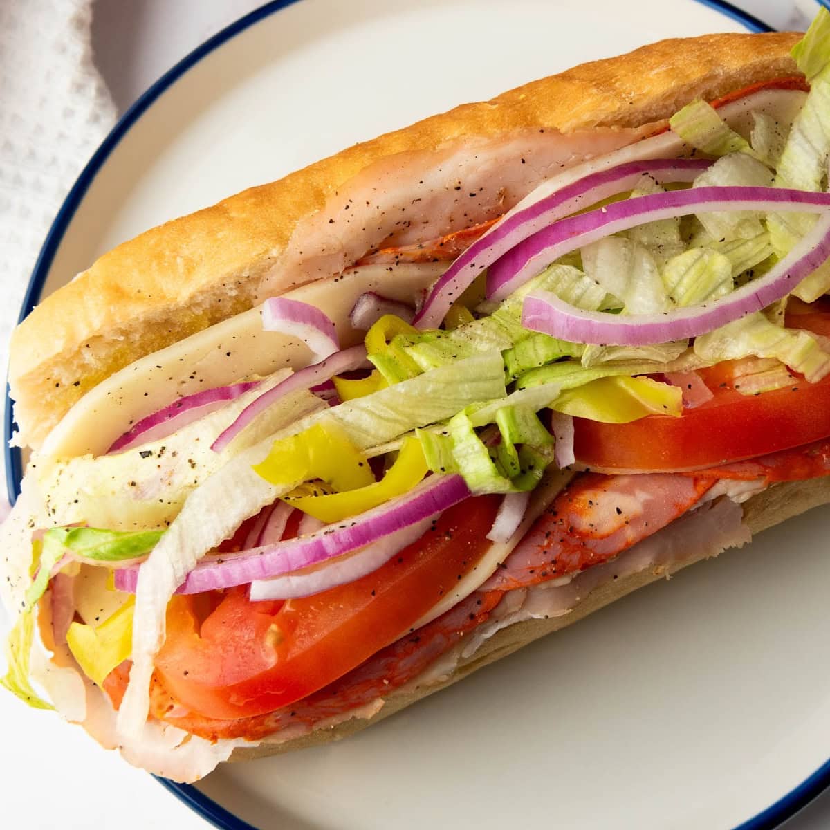 classic italian sub sandwich featured image