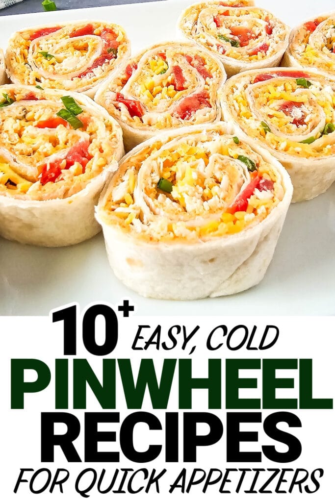 cold pinwheel appetizer - Tex-Mex Chicken Enchilada Pinwheels
