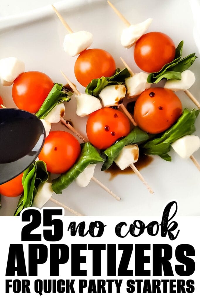 no cook appetizer - Luxurious Caprese Skewers