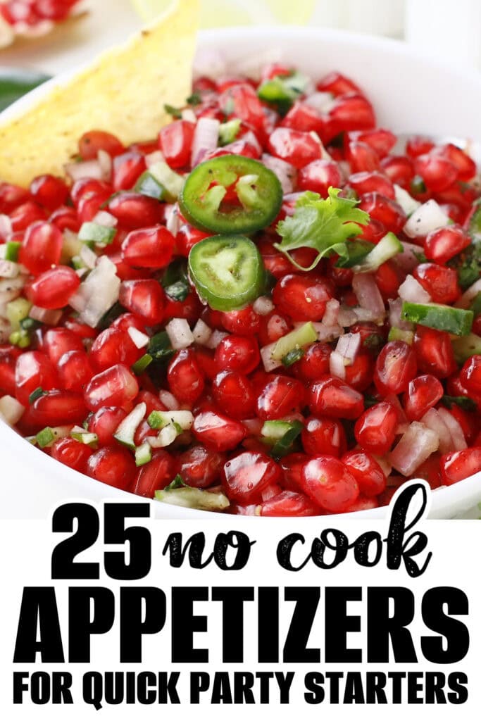 no cook appetizer - Pomegranate Salsa