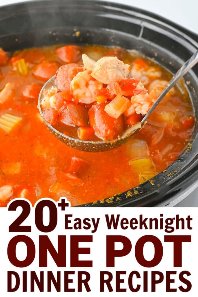 one pot dinners - Crockpot Jambalaya