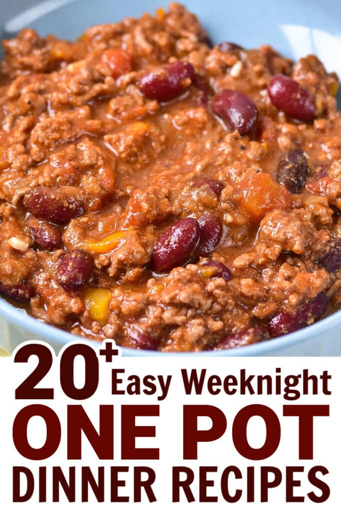 one pot dinners - One-Pot Chili Con Carne