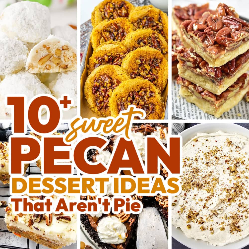 10+ Pecan Dessert Ideas (That Aren’t Pie)