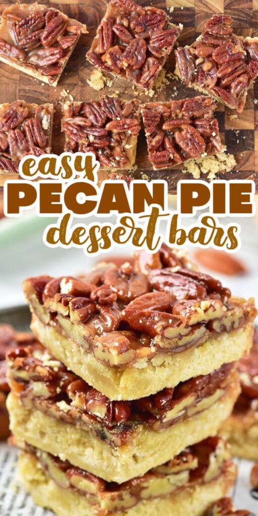 pecan pie bars - easy dessert bar