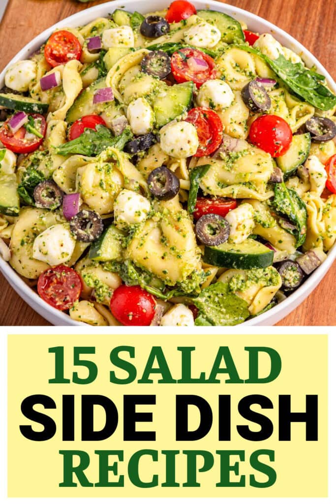 salad side dish - Cold Tortellini Pesto Salad