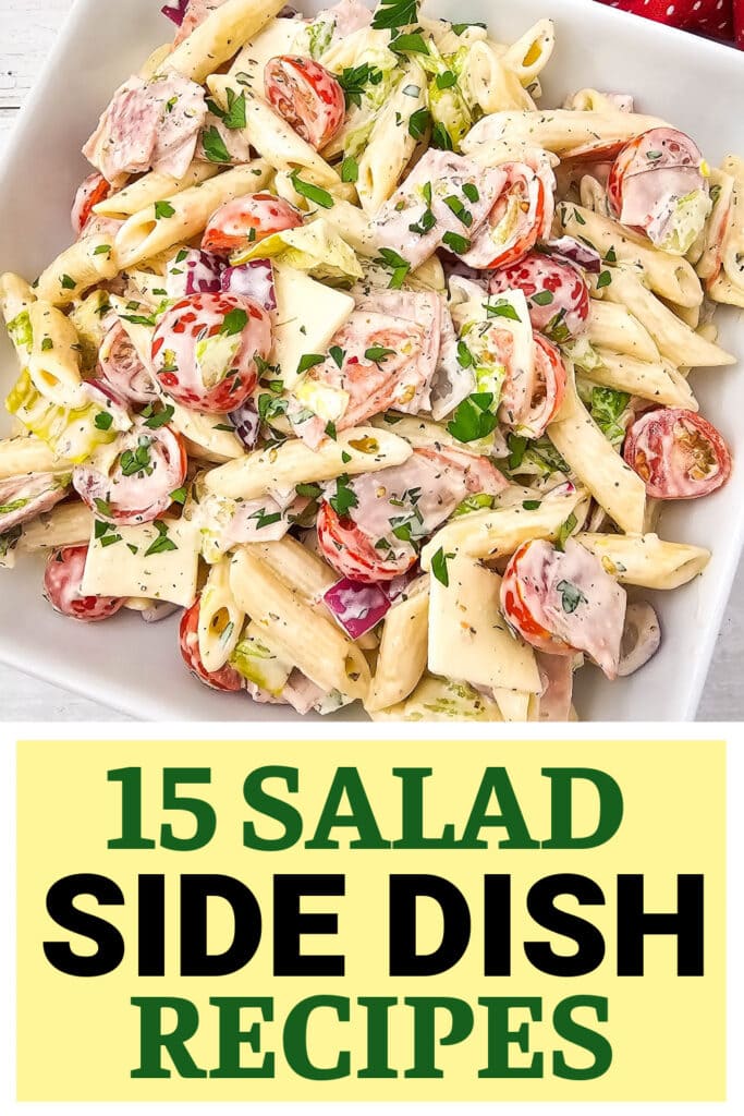 salad side dish - Italian Hoagie Pasta Salad