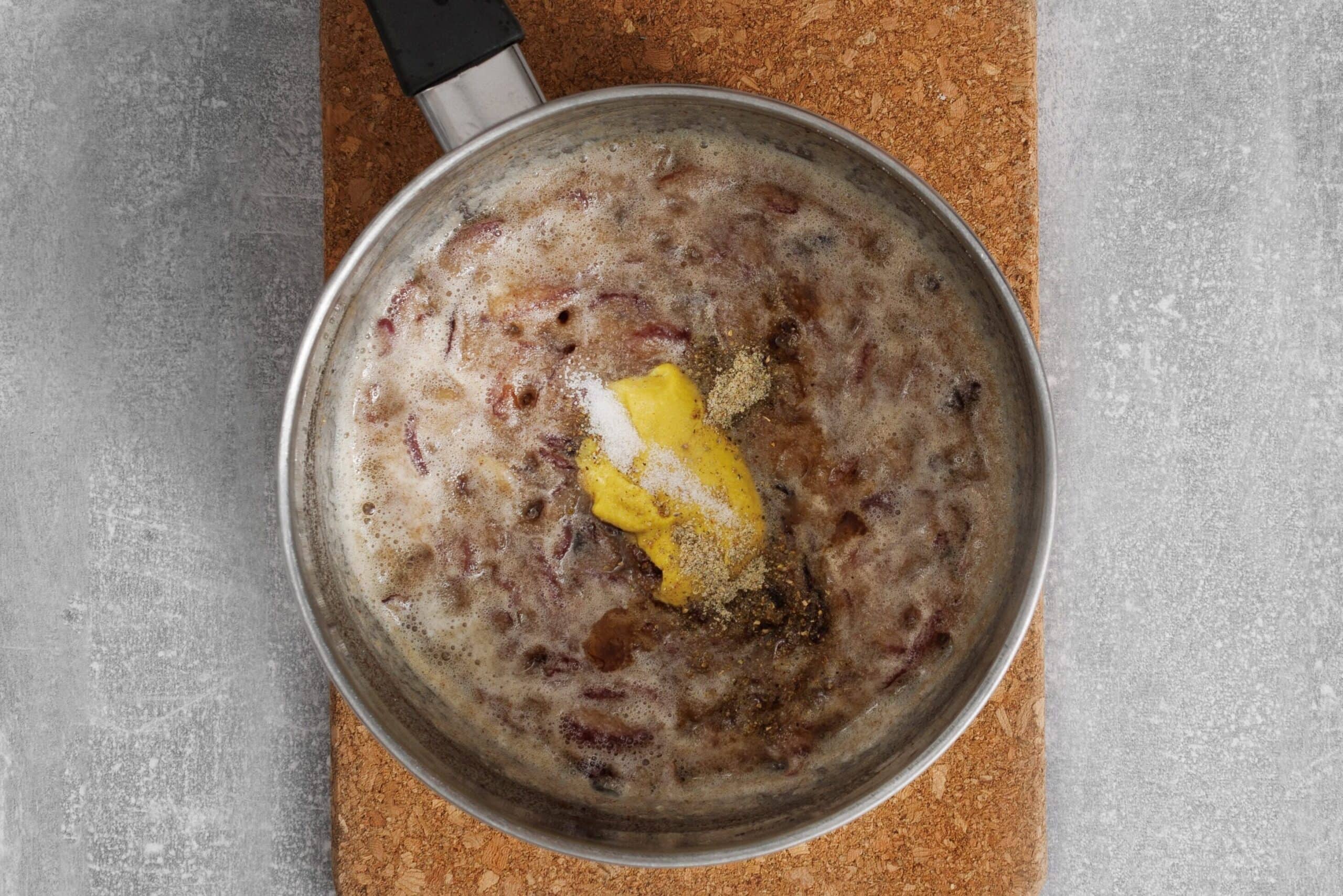 salisbury steak process photo