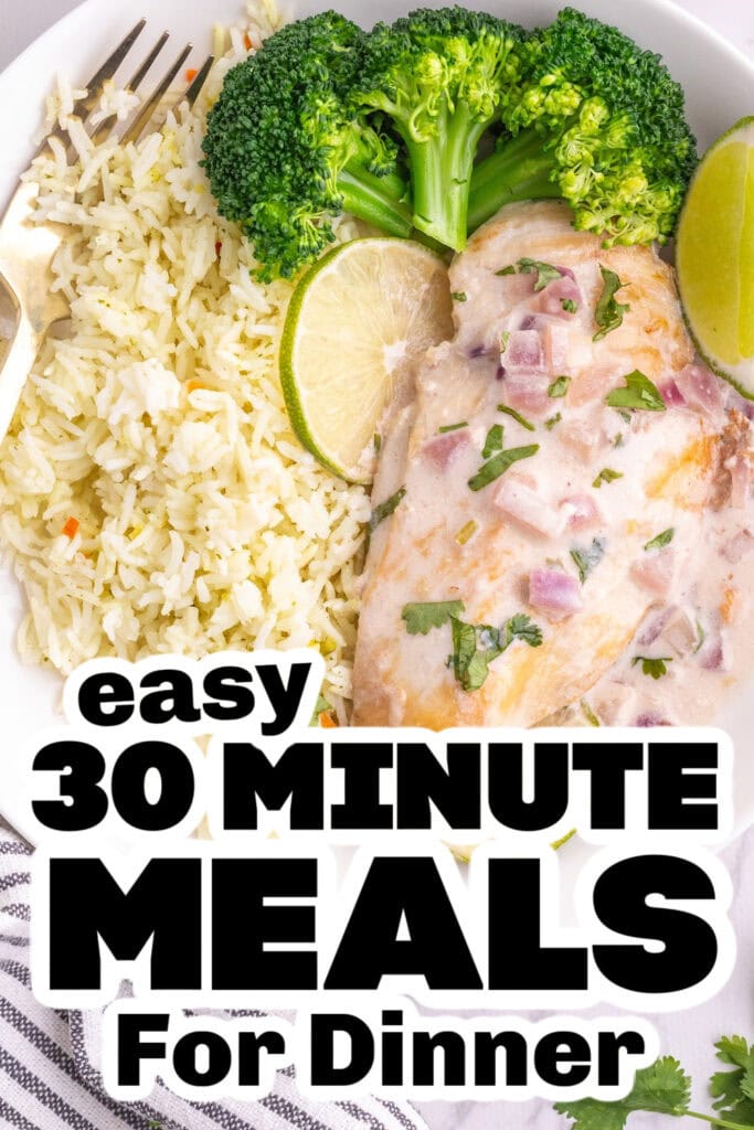 30 minute meals - Coconut Lime Chicken