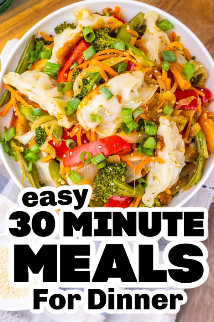 30 minute meals - Potsticker Stir Fry