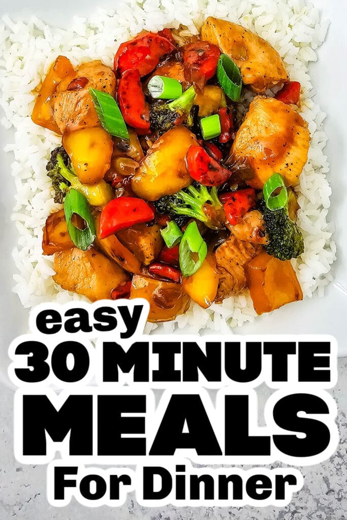 30 minute meals - Teriyaki Chicken and Rice Bowl