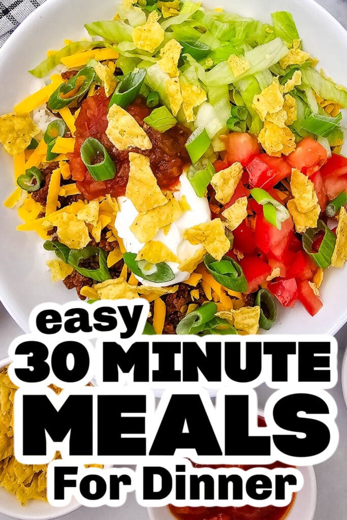 30 minute meals - Tex Mex Taco Bowl