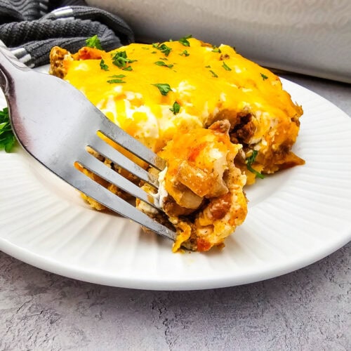 photo of the finished John Wayne Casserole