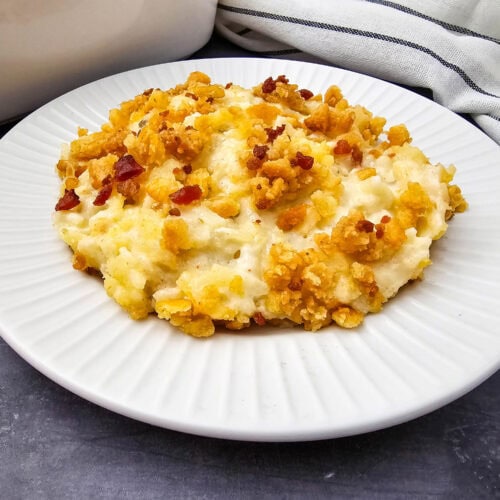 photo of the finished Pepperjack Potato Casserole