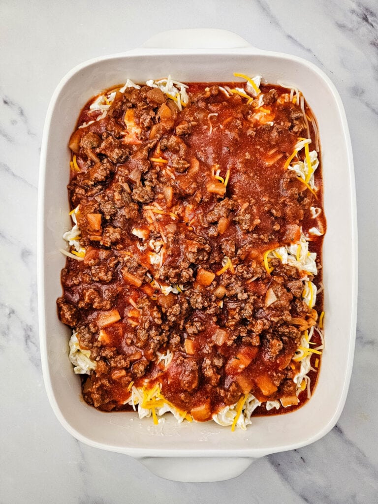 poor man's casserole process photo