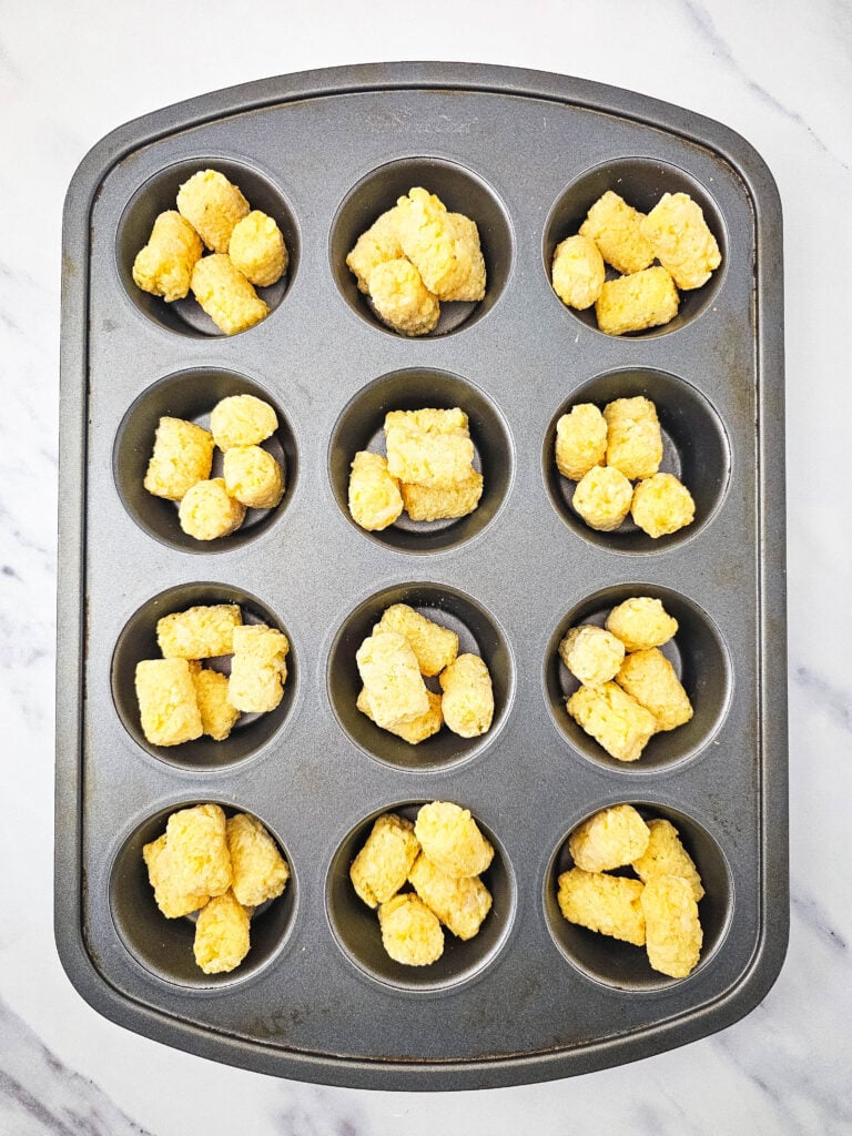 Lil Smokies Tater Tot Bites process photo