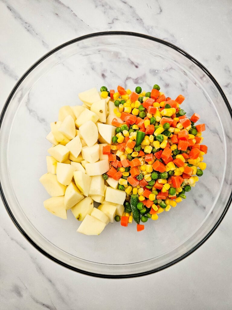 hobo casserole process photo