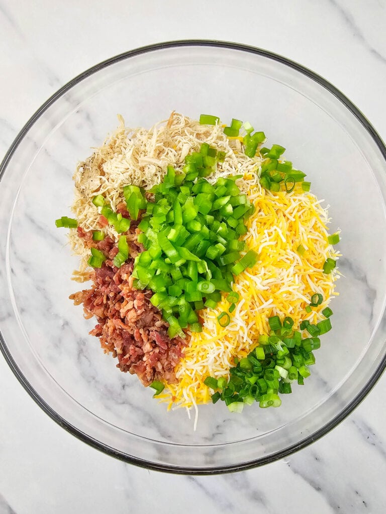 tater tot casserole process photo