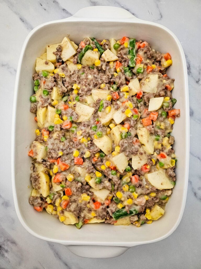 hobo casserole process photo