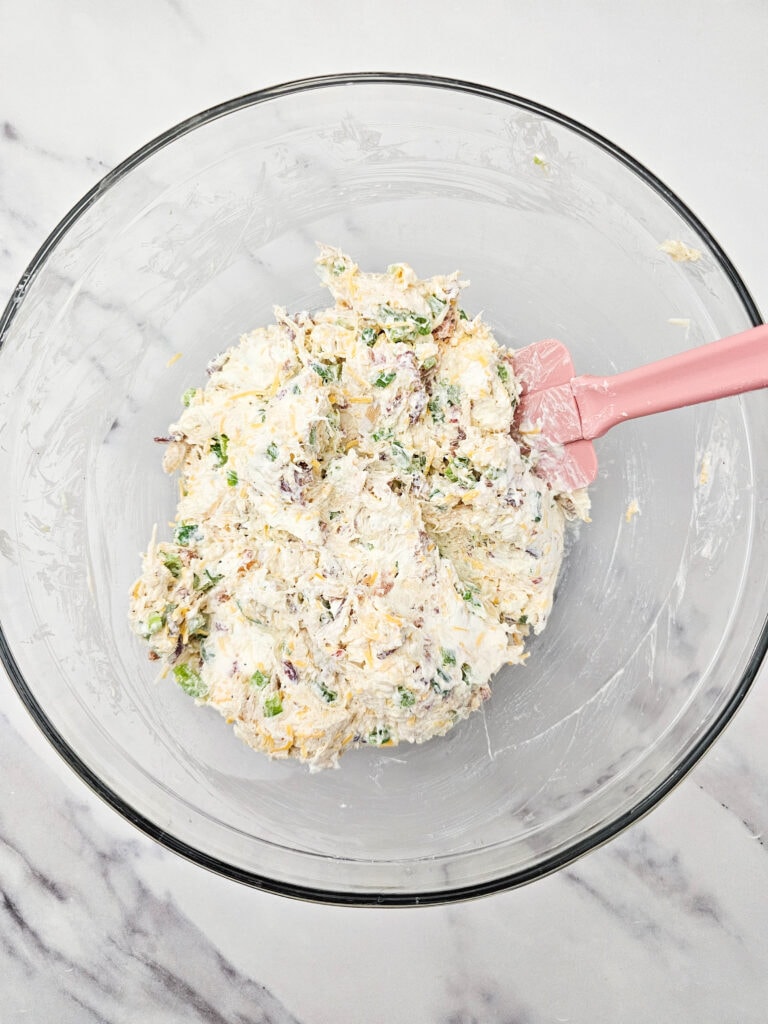 tater tot casserole process photo