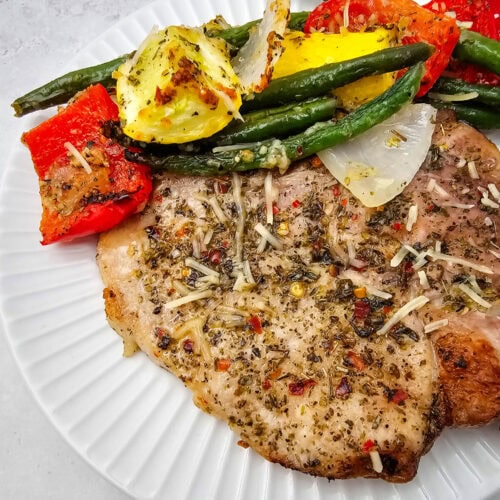 Sheet Pan Italian Pork Chops