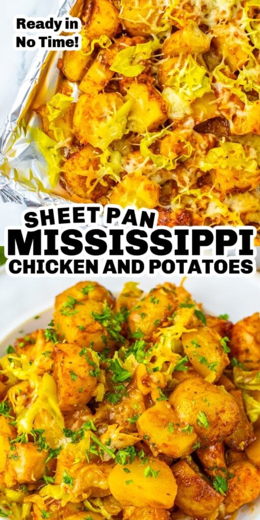 Sheet Pan Mississippi Chicken and Potatoes