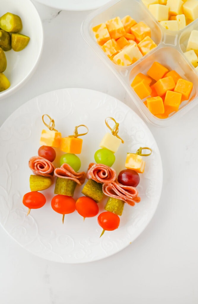 charcuterie skewers process photo