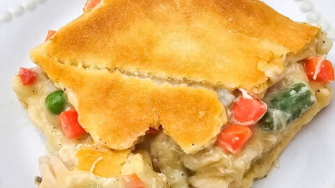 chicken pot pie casserole featured image