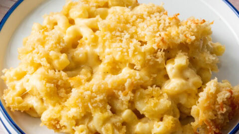 creamy baked mac and cheese featured image
