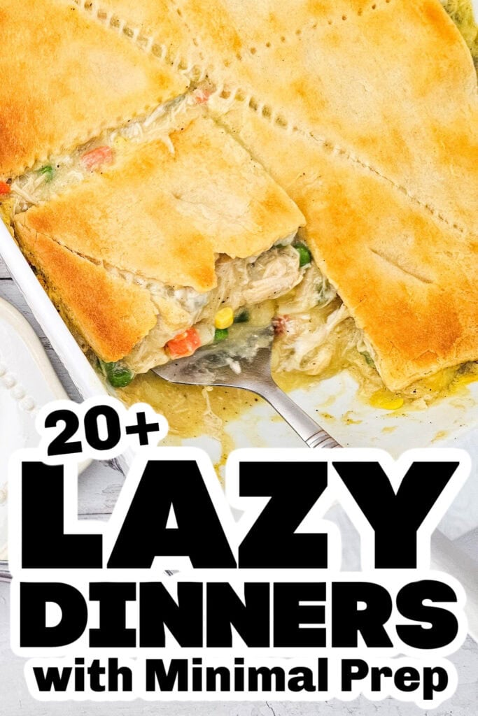 lazy dinners - Chicken Pot Pie Casserole