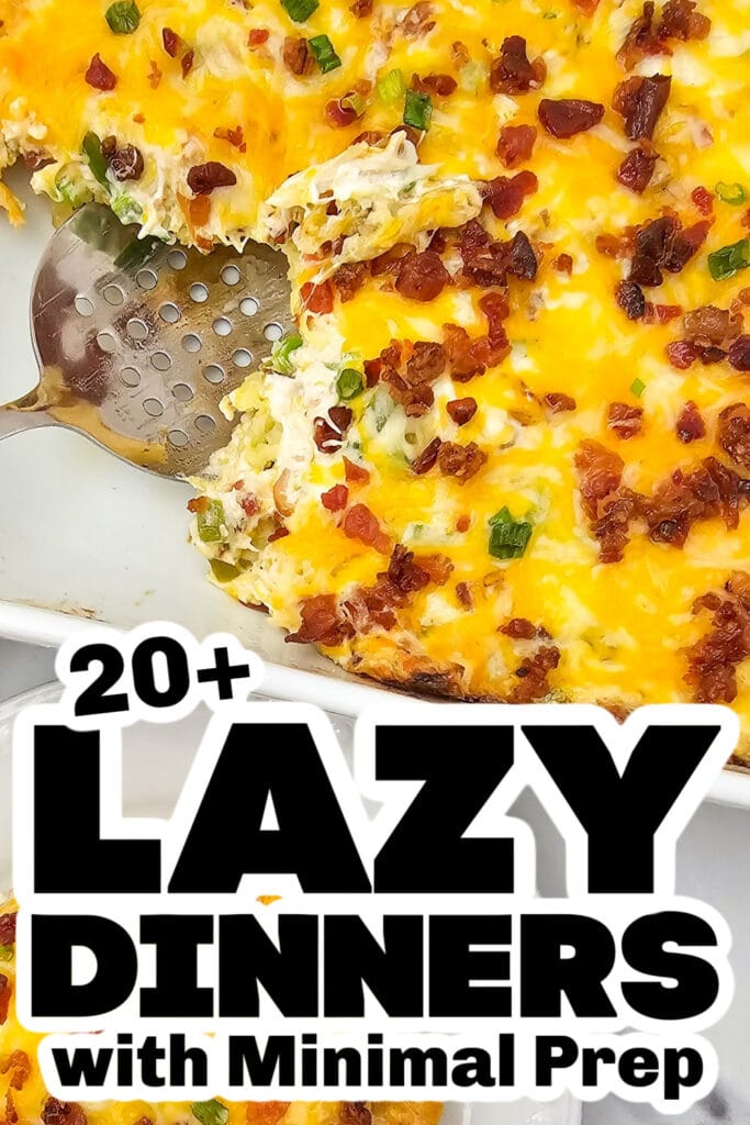 lazy dinners - Cracked Out Chicken Tater Tot Casserole