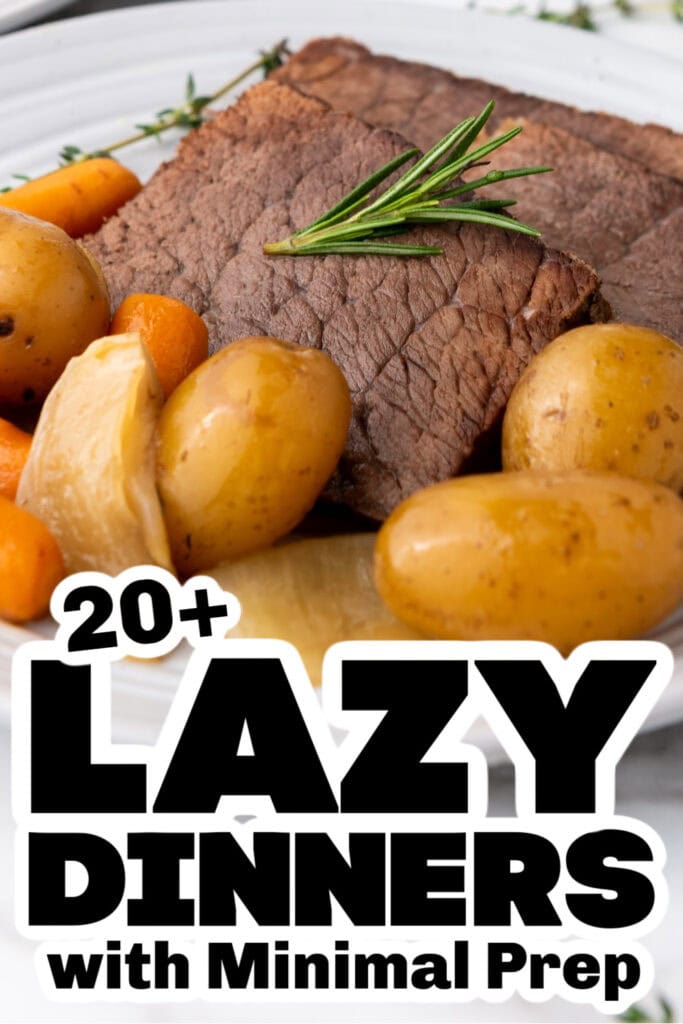 lazy dinners - Crockpot Slow Cooker Rump Roast