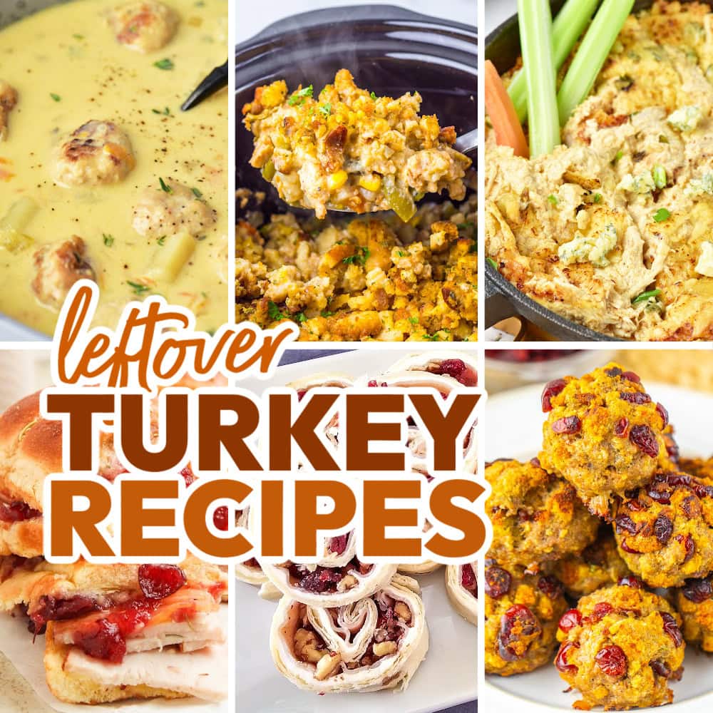 leftover turkey recipes featured image