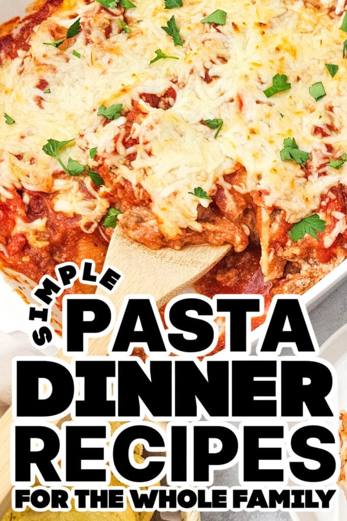 pasta dinner recipes - Cheesy Italian Stuffed Shells Casserole