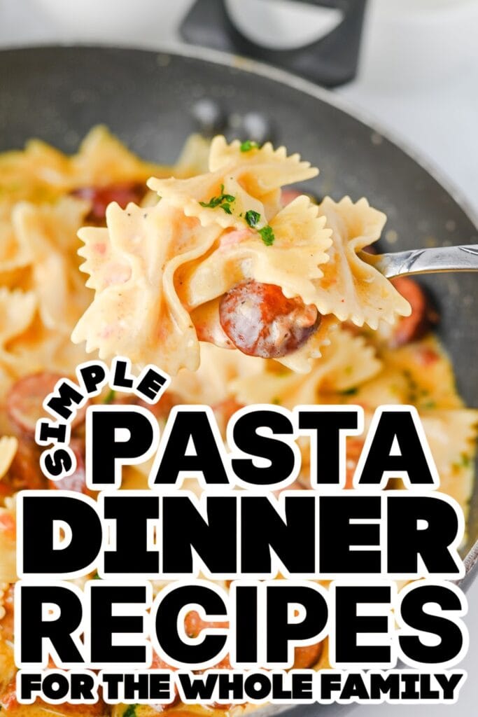 pasta dinner recipes - Creamy Cajun Sausage Bowtie Pasta