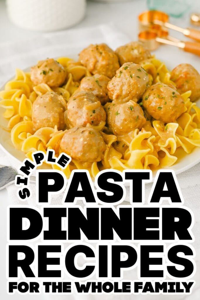 pasta dinner recipes - Creamy Swedish Meatballs