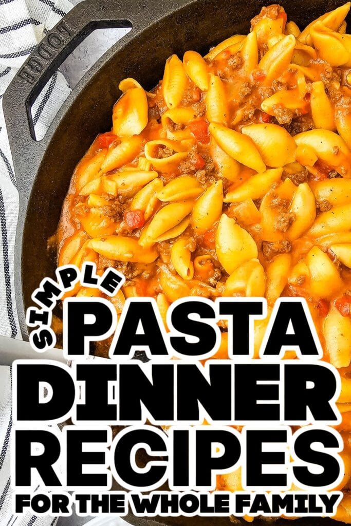 pasta dinner recipes - One Pan Cheeseburger Pasta