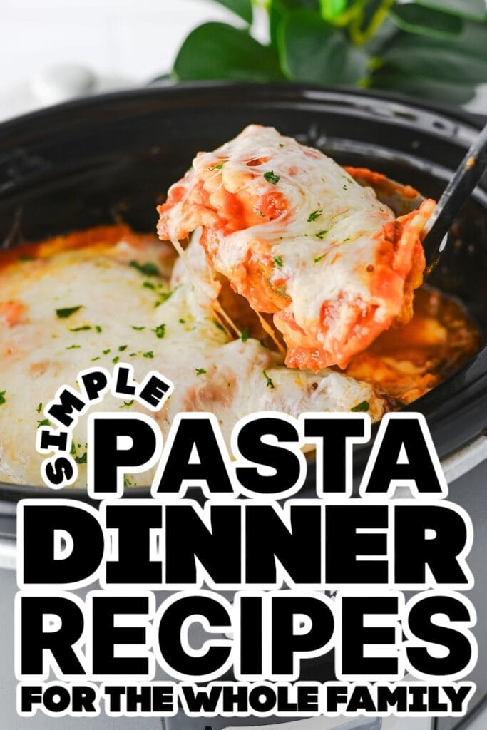 pasta dinner recipes - crockpot ravioli lasagna