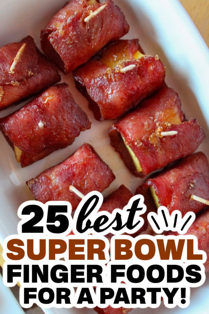 superbowl finger foods - Bacon-Wrapped Pineapple Bites