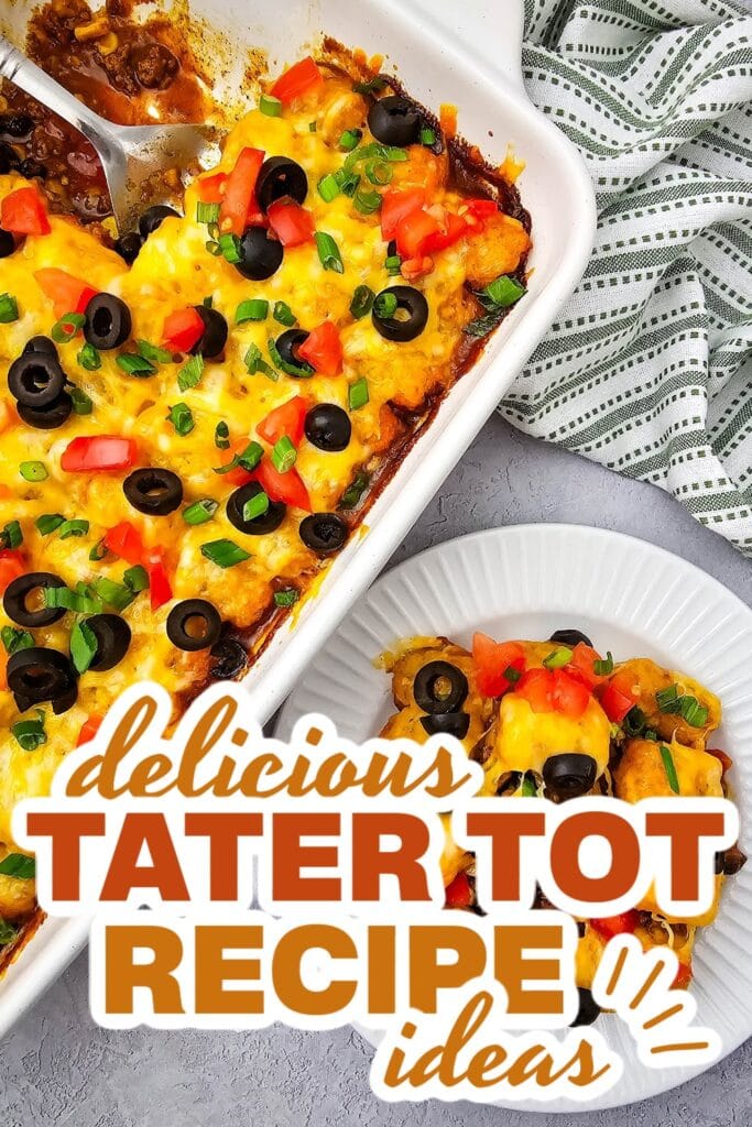 Cheesy Mexican Taco Tater Tot Casserole