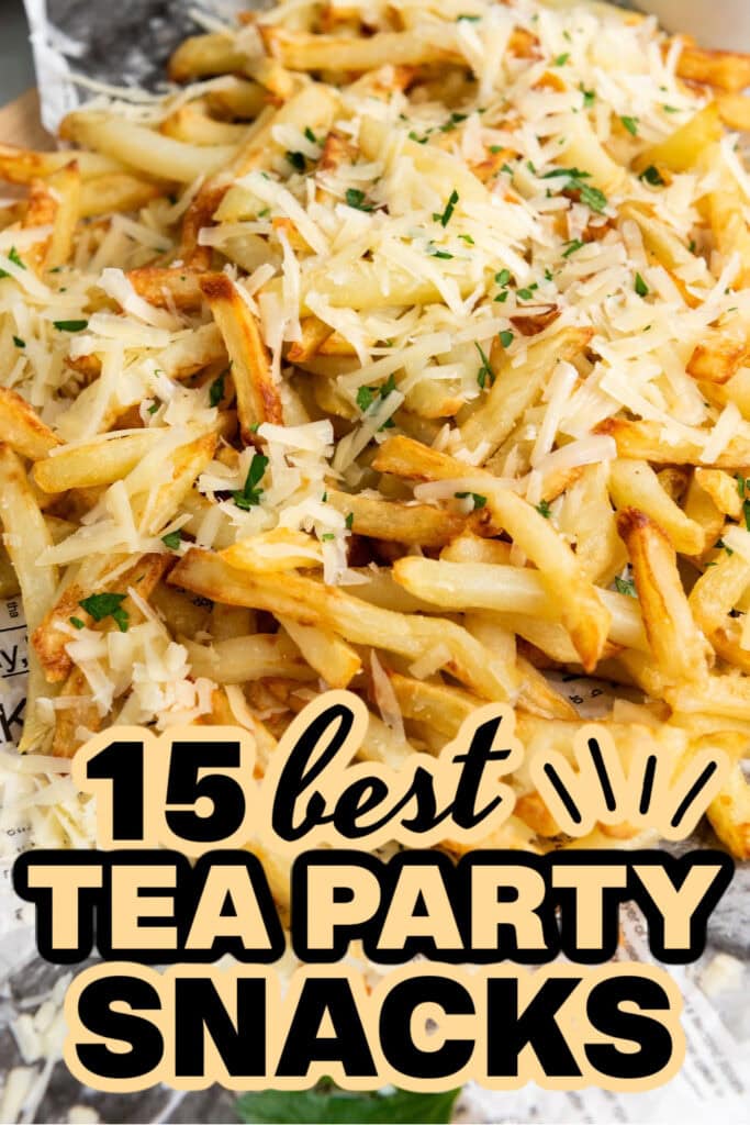 tea party snacks - Air Fryer Parmesan Truffle Fries