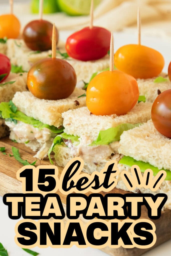 tea party snacks - Classic Tuna Tea Sandwiches